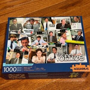 The Office 1000-Piece Jigsaw Puzzle by Aquarius - Blue